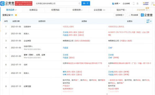 羅永浩新公司注冊資本激增至1億元，聚焦信息系統運維服務新高地